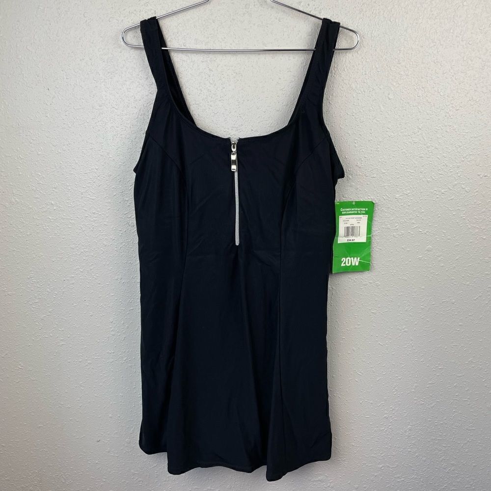 NWT Pacific Connections Black Swim Suit Size 20W - Picture 3 of 6
